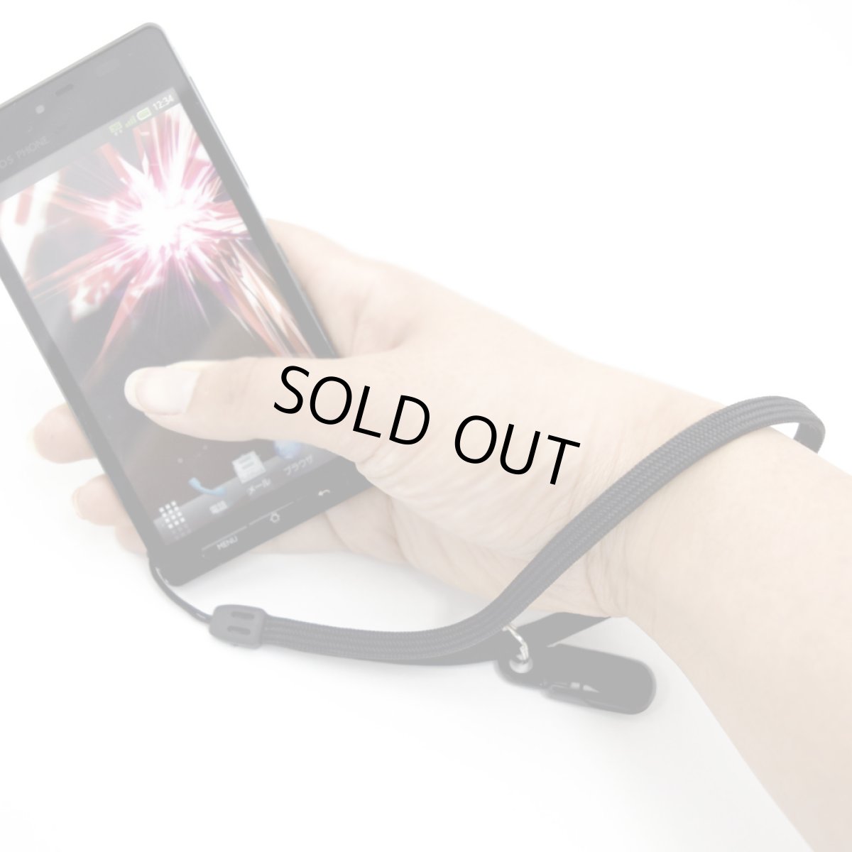 画像5: シンプルハンドストラップ　太紐クリップ付　MS-709 (5)