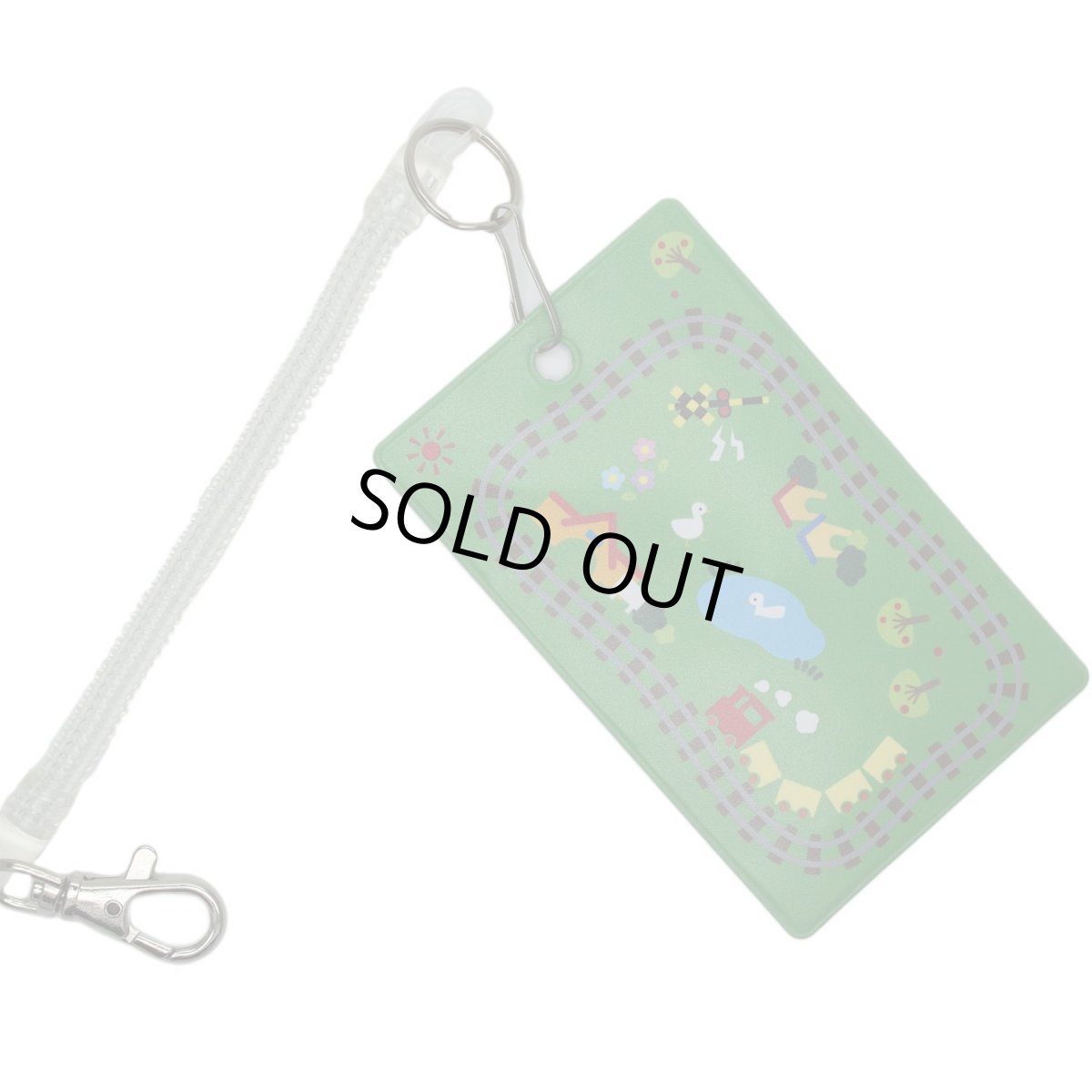 画像1: LED光るパスケース6灯　線路と風景 (1)